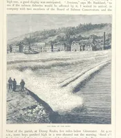 An illustration from Sea Pictures, drawn with pen and pencil (1882)