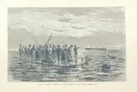 An illustration from Sea Pictures, drawn with pen and pencil (1882)
