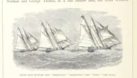 An illustration from Sea Pictures, drawn with pen and pencil (1882)