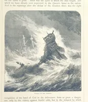 An illustration from Sea Pictures, drawn with pen and pencil (1882)