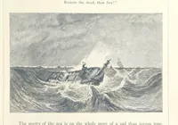An illustration from Sea Pictures, drawn with pen and pencil (1882)