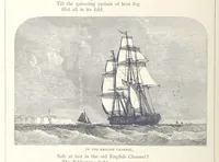 An illustration from Sea Pictures, drawn with pen and pencil (1882)