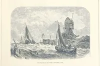 An illustration from Sea Pictures, drawn with pen and pencil (1882)