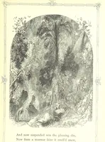 An illustration from The home affections pourtrayed by the poets. Selected and edited by Charles Mackay. Illustrated with ... engravings ... by eminent artists, and engraved by the Brothers Dalziel (1883)