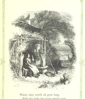 An illustration from The home affections pourtrayed by the poets. Selected and edited by Charles Mackay. Illustrated with ... engravings ... by eminent artists, and engraved by the Brothers Dalziel (1883)