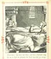 An illustration from The home affections pourtrayed by the poets. Selected and edited by Charles Mackay. Illustrated with ... engravings ... by eminent artists, and engraved by the Brothers Dalziel (1883)