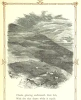 An illustration from The home affections pourtrayed by the poets. Selected and edited by Charles Mackay. Illustrated with ... engravings ... by eminent artists, and engraved by the Brothers Dalziel (1883)