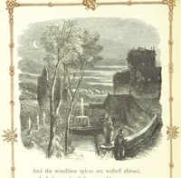 An illustration from The home affections pourtrayed by the poets. Selected and edited by Charles Mackay. Illustrated with ... engravings ... by eminent artists, and engraved by the Brothers Dalziel (1883)