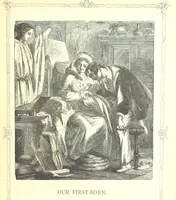An illustration from The home affections pourtrayed by the poets. Selected and edited by Charles Mackay. Illustrated with ... engravings ... by eminent artists, and engraved by the Brothers Dalziel (1883)