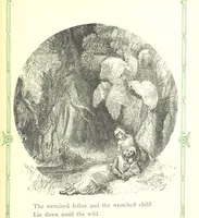 An illustration from The home affections pourtrayed by the poets. Selected and edited by Charles Mackay. Illustrated with ... engravings ... by eminent artists, and engraved by the Brothers Dalziel (1883)