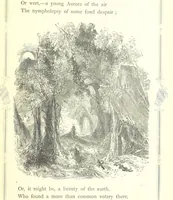 An illustration from The home affections pourtrayed by the poets. Selected and edited by Charles Mackay. Illustrated with ... engravings ... by eminent artists, and engraved by the Brothers Dalziel (1883)