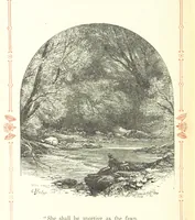 An illustration from The home affections pourtrayed by the poets. Selected and edited by Charles Mackay. Illustrated with ... engravings ... by eminent artists, and engraved by the Brothers Dalziel (1883)