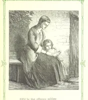 An illustration from The home affections pourtrayed by the poets. Selected and edited by Charles Mackay. Illustrated with ... engravings ... by eminent artists, and engraved by the Brothers Dalziel (1883)