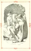An illustration from The home affections pourtrayed by the poets. Selected and edited by Charles Mackay. Illustrated with ... engravings ... by eminent artists, and engraved by the Brothers Dalziel (1883)