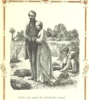 An illustration from The home affections pourtrayed by the poets. Selected and edited by Charles Mackay. Illustrated with ... engravings ... by eminent artists, and engraved by the Brothers Dalziel (1883)