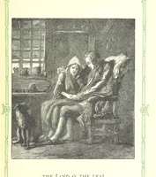 An illustration from The home affections pourtrayed by the poets. Selected and edited by Charles Mackay. Illustrated with ... engravings ... by eminent artists, and engraved by the Brothers Dalziel (1883)