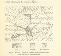Picture 5 of 40 from A sketch of the Geology of Fife and the Lothians, including detailed descriptions of Arthur's Seat and Pentland Hills (1866), leaf 45