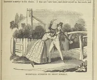 An illustration from The Maniac Father, or the Victim of seduction; a romance of deep interest; by the author of “Ela the outcast” [i.e. T. P. Prest], etc (1850)