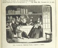 An illustration from The Maniac Father, or the Victim of seduction; a romance of deep interest; by the author of “Ela the outcast” [i.e. T. P. Prest], etc (1850)