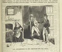 An illustration from The Maniac Father, or the Victim of seduction; a romance of deep interest; by the author of “Ela the outcast” [i.e. T. P. Prest], etc (1850)