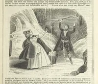 An illustration from The Maniac Father, or the Victim of seduction; a romance of deep interest; by the author of “Ela the outcast” [i.e. T. P. Prest], etc (1850)