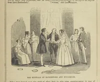 An illustration from The Maniac Father, or the Victim of seduction; a romance of deep interest; by the author of “Ela the outcast” [i.e. T. P. Prest], etc (1850)