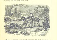 An illustration from The Months illustrated by pen and pencil. Edited by ... S. M. The designs by N. Humphreys, J. Gilbert, etc (1876)