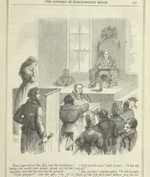 An illustration from The Mystery of Marlborough House. A tale of trial and temptation (1866)
