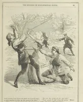 An illustration from The Mystery of Marlborough House. A tale of trial and temptation (1866)