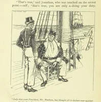 An illustration from Frank Mildmay ... Illustrated by H. R. Millar. With an introduction by David Hannay (1897)