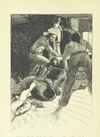 An illustration from Frank Mildmay ... Illustrated by H. R. Millar. With an introduction by David Hannay (1897)