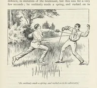 An illustration from Peter Simple ... Illustrated by J. A. Symington, with an introduction by D. Hannay (1895)