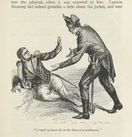 An illustration from Peter Simple ... Illustrated by J. A. Symington, with an introduction by D. Hannay (1895)