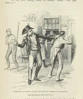 An illustration from Peter Simple ... Illustrated by J. A. Symington, with an introduction by D. Hannay (1895)