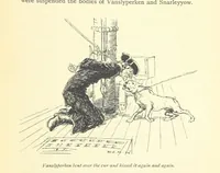 An illustration from Snarleyyow ... Illustrated by H. R. Millar. With an introduction by David Hannay (1897)
