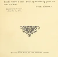 Picture 22 of 22 from Mrs. Haycock's Chronicles: a story of life-service (1877), leaf 183