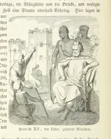 An illustration from Geschichte Bayerns. Unter Zugrundelegung von Lorenz von Westenrieders bayerischer Geschichte neu bearbeitet, dem Volke erzählt, und mit Beigaben aus der bayerischen Culturgeschichte und Sage versehen. ... Mit vielen Holzschnittbildern (1874)