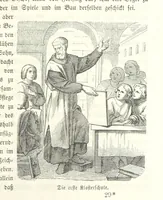An illustration from Geschichte Bayerns. Unter Zugrundelegung von Lorenz von Westenrieders bayerischer Geschichte neu bearbeitet, dem Volke erzählt, und mit Beigaben aus der bayerischen Culturgeschichte und Sage versehen. ... Mit vielen Holzschnittbildern (1874)