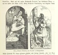 An illustration from Geschichte Bayerns. Unter Zugrundelegung von Lorenz von Westenrieders bayerischer Geschichte neu bearbeitet, dem Volke erzählt, und mit Beigaben aus der bayerischen Culturgeschichte und Sage versehen. ... Mit vielen Holzschnittbildern (1874)