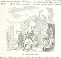 An illustration from Geschichte Bayerns. Unter Zugrundelegung von Lorenz von Westenrieders bayerischer Geschichte neu bearbeitet, dem Volke erzählt, und mit Beigaben aus der bayerischen Culturgeschichte und Sage versehen. ... Mit vielen Holzschnittbildern (1874)