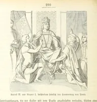 An illustration from Geschichte Bayerns. Unter Zugrundelegung von Lorenz von Westenrieders bayerischer Geschichte neu bearbeitet, dem Volke erzählt, und mit Beigaben aus der bayerischen Culturgeschichte und Sage versehen. ... Mit vielen Holzschnittbildern (1874)