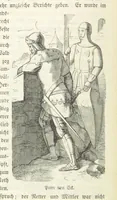 An illustration from Geschichte Bayerns. Unter Zugrundelegung von Lorenz von Westenrieders bayerischer Geschichte neu bearbeitet, dem Volke erzählt, und mit Beigaben aus der bayerischen Culturgeschichte und Sage versehen. ... Mit vielen Holzschnittbildern (1874)