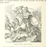 An illustration from Geschichte Bayerns. Unter Zugrundelegung von Lorenz von Westenrieders bayerischer Geschichte neu bearbeitet, dem Volke erzählt, und mit Beigaben aus der bayerischen Culturgeschichte und Sage versehen. ... Mit vielen Holzschnittbildern (1874)