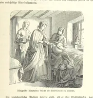 An illustration from Geschichte Bayerns. Unter Zugrundelegung von Lorenz von Westenrieders bayerischer Geschichte neu bearbeitet, dem Volke erzählt, und mit Beigaben aus der bayerischen Culturgeschichte und Sage versehen. ... Mit vielen Holzschnittbildern (1874)