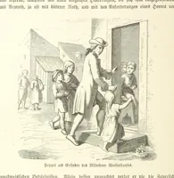 An illustration from Geschichte Bayerns. Unter Zugrundelegung von Lorenz von Westenrieders bayerischer Geschichte neu bearbeitet, dem Volke erzählt, und mit Beigaben aus der bayerischen Culturgeschichte und Sage versehen. ... Mit vielen Holzschnittbildern (1874)