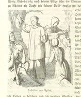 An illustration from Geschichte Bayerns. Unter Zugrundelegung von Lorenz von Westenrieders bayerischer Geschichte neu bearbeitet, dem Volke erzählt, und mit Beigaben aus der bayerischen Culturgeschichte und Sage versehen. ... Mit vielen Holzschnittbildern (1874)