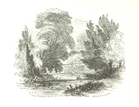 An illustration from The Lady of the Forest. [A novel (1889)