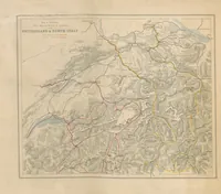 An illustration from Mountains and Lakes of Switzerland and Italy, ... views from original sketches by C. Pyne (1871)