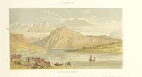 An illustration from Mountains and Lakes of Switzerland and Italy, ... views from original sketches by C. Pyne (1871)