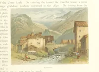 An illustration from Mountains and Lakes of Switzerland and Italy, ... views from original sketches by C. Pyne (1871)